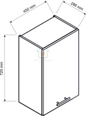 Szafka kuchenna wisząca jednodrzwiowa 45 cm CLARA