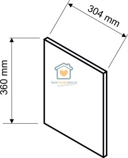 Panel boczny bok ozdobny do nadstawki gł. 30 cm ZOYA